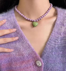 Neck bracelet for girls (Glass pear)